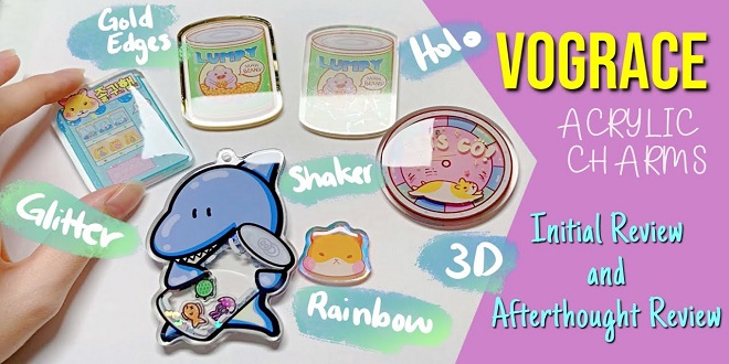 How to Make Vograce Keychains with Custom Stickers